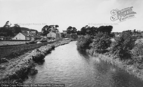 Photo of Holmrook, The River Irt And Village c.1955