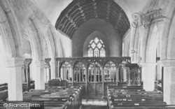 Church Interior 1890, Holne