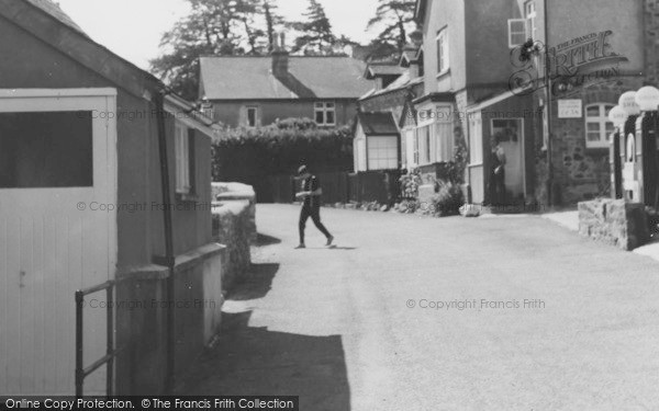 Photo of Holne, The Old Forge Tea Room And Petrol Pumps c.1965