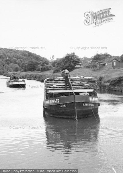 Photo of Holt Fleet, Barge On The River c.1960