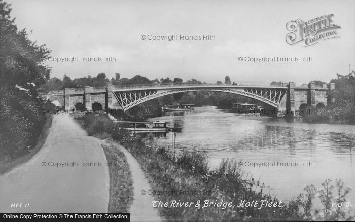Photo of Holt Fleet, The River And Bridge c.1950