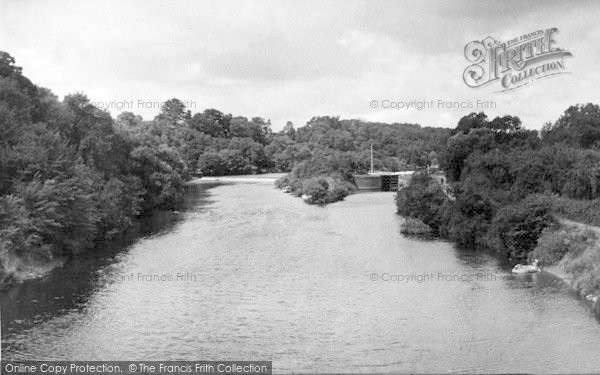 Photo of Holt Fleet, The River, Lock And Weir 1955