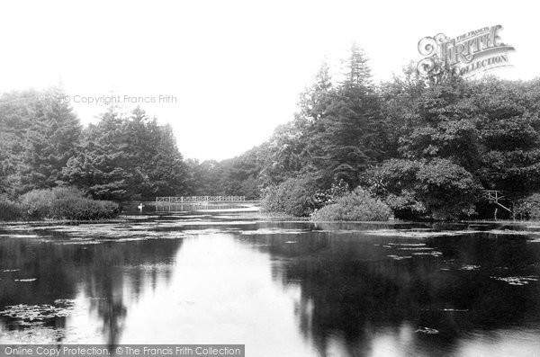 Photo of Holt, Holt Hall, The Lake 1896