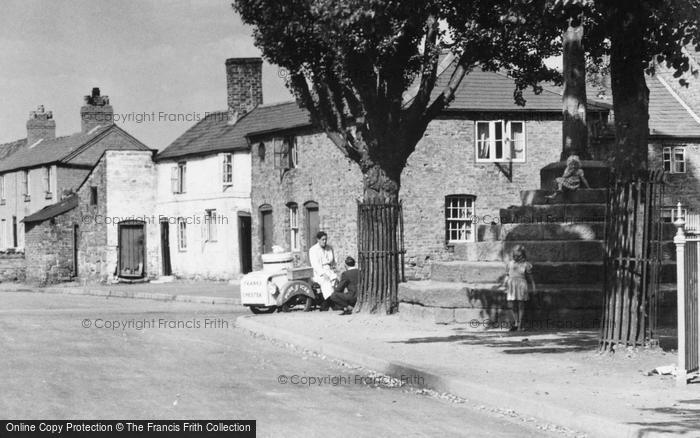 Photo of Holt, Ice Cream Seller And The Cross c.1950