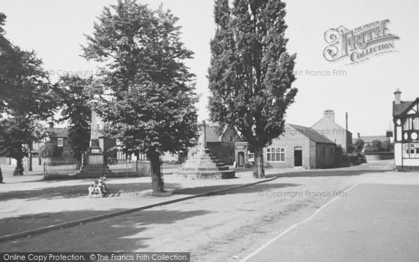 Photo of Holt, Memorial And Cross c.1955