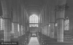 St Chad's Church Interior c.1950, Holt