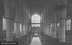 St Chad's Church Interior c.1950, Holt