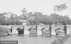 The Bridge By Holt And Farndon c.1955, Holt