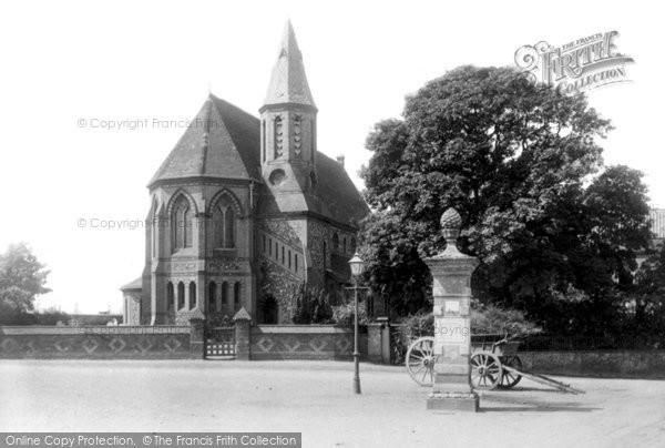 Photo of Holt, The Methodist Free Church And Milestone (Pineapple Obelisk) 1896