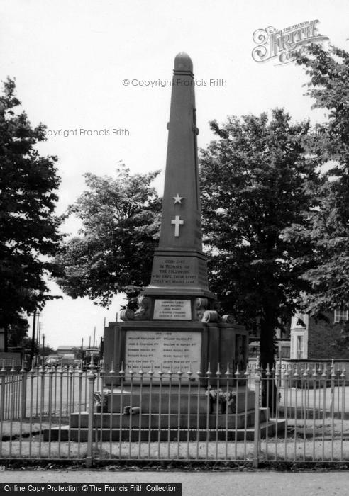 Photo of Holt, The War Memorial c.1960