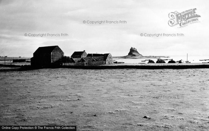 Photo of Holy Island, Farm And Lindisfarne Castle 1950