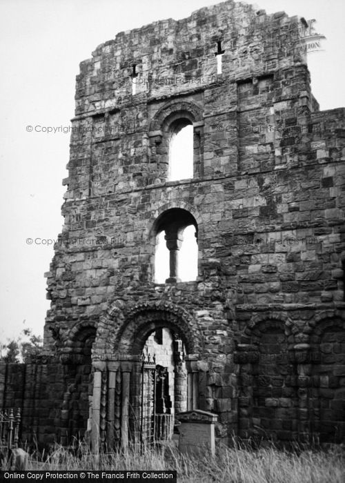 Photo of Holy Island, Lindisfarne Priory c.1950