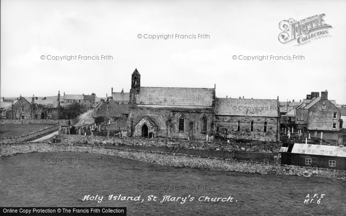 Photo of Holy Island, St Mary's Church c.1939