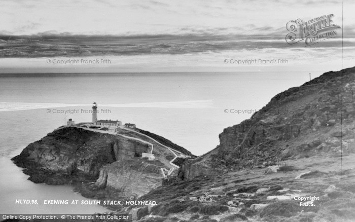 Photo of Holyhead, Evening At South Stack c.1950