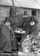 Holyhead, Ladies in Welsh Costumes 1894