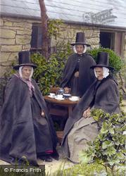 Ladies In Welsh Costumes 1894, Holyhead