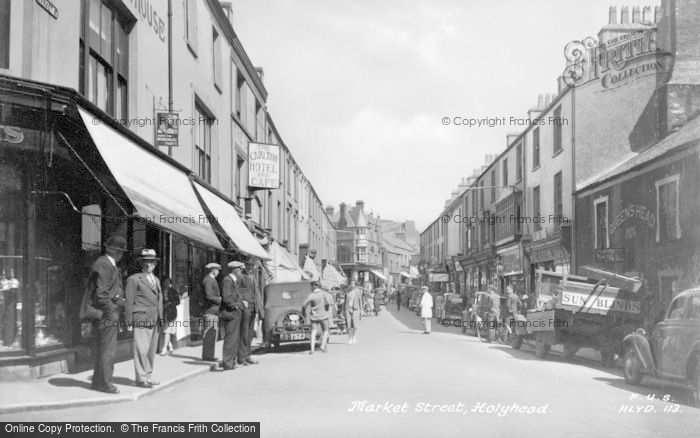 Photo of Holyhead, Market Street c.1955