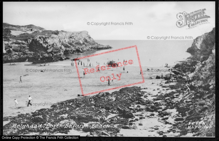 Photo of Holyhead, Porth Dafarch Beach c.1955