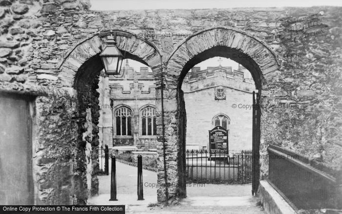 Photo of Holyhead, Roman Arches At St Cybi's Church c.1900