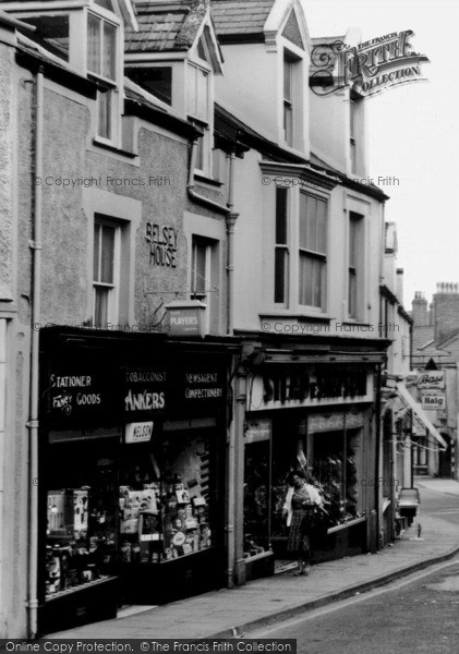 Photo of Holyhead, Shops On Market Street c.1965