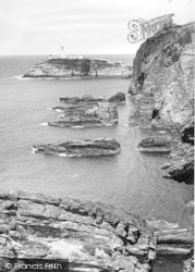 South Stack Lighthouse c.1960, Holyhead