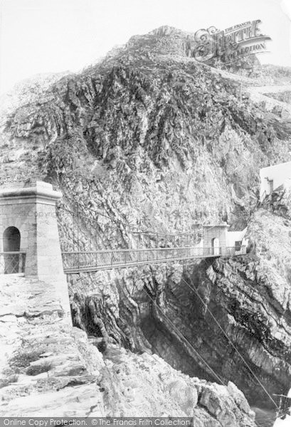 Photo of Holyhead, South Stack Suspension Bridge 1892