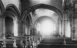 St Cybi's Church Interior 1892, Holyhead