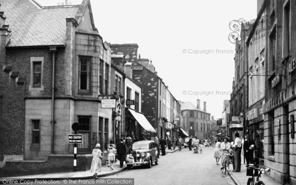 Photo of Holyhead, Stanley Street c.1955
