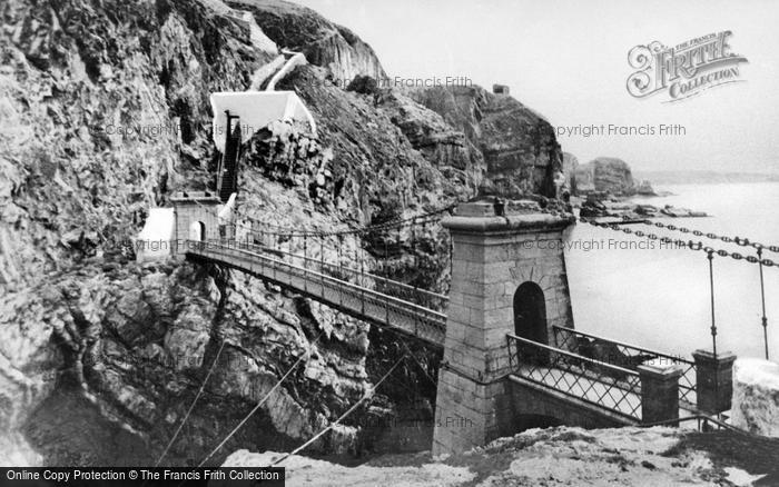 Photo of Holyhead, Suspension Bridge, South Stack c.1950