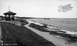 The Promenade And Beach c.1955, Holyhead