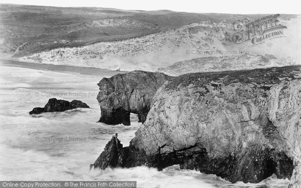 Photo of Holywell Bay, 1914