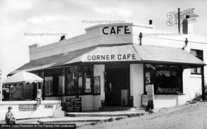 Photo of Holywell Bay, Corner Café c.1965