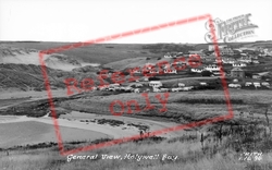 General View c.1960, Holywell Bay