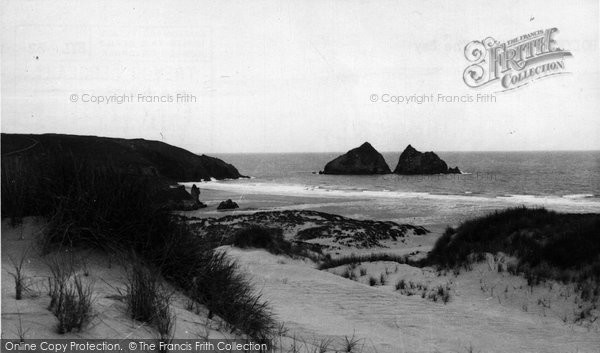 Photo of Holywell Bay, The Bay c.1960