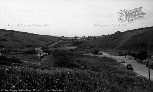 Photo of Holywell Bay, The Camp From The Corner Cafe c.1960