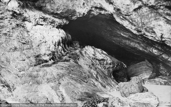 Photo of Holywell Bay, The Holywell Cave 1914