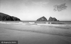 The Rocks And Penhale Point c.1960, Holywell Bay