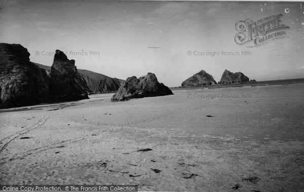 Photo of Holywell Bay, The Rocks c.1960