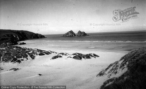 Photo of Holywell Bay, The Sands c.1960