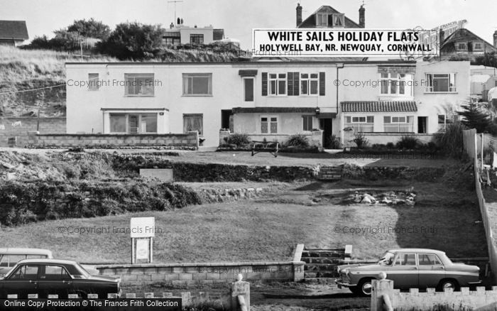 Photo of Holywell Bay, White Sails Holiday Flats c.1960