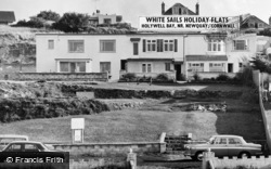 White Sails Holiday Flats c.1960, Holywell Bay