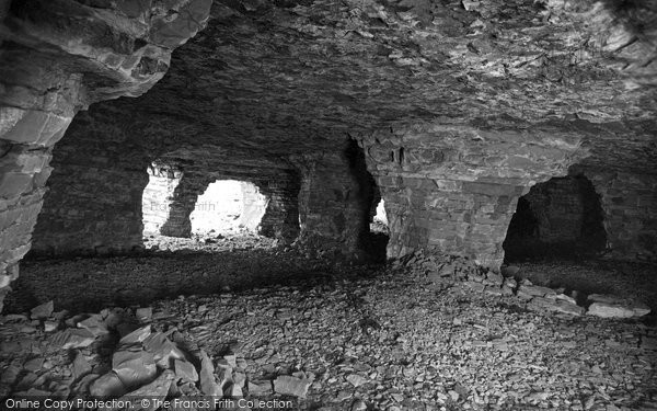 Photo of Holywell, Interior Of The Caves At Holway c.1930