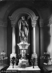 Saint Winefride's Statue, St Winefride's R.C.Church c.1930, Holywell
