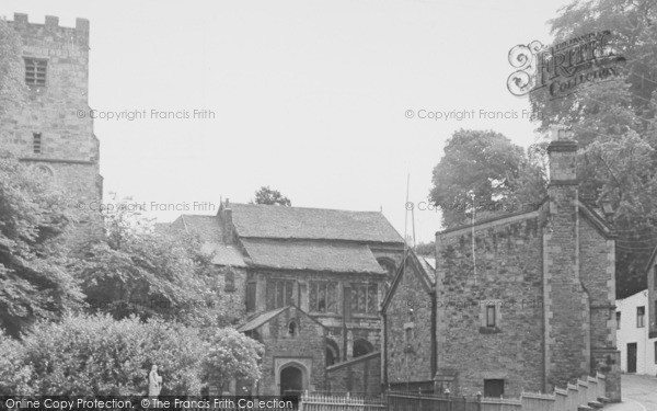 Photo of Holywell, St Winifride's Well And St James Church c.1955