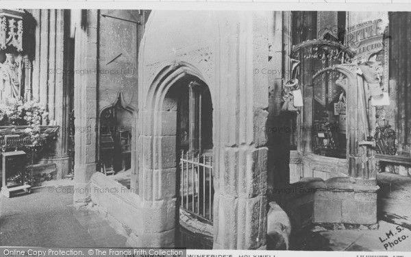 Photo of Holywell, The Shrine, St Winifride's Well c.1955