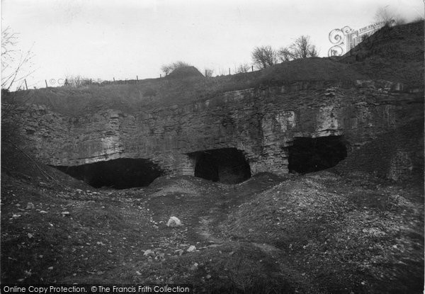 Photo of Holywell, The Three Mouth End Cave At Holway c.1930