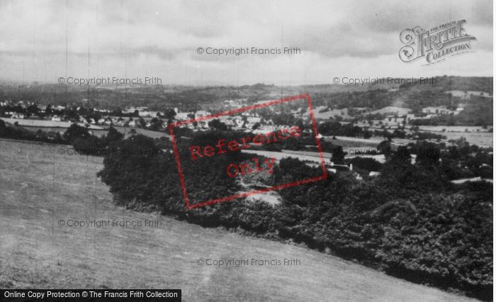 Photo of Honiton, From Axminster Road c.1955
