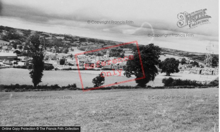 Photo of Honiton, General View c.1955