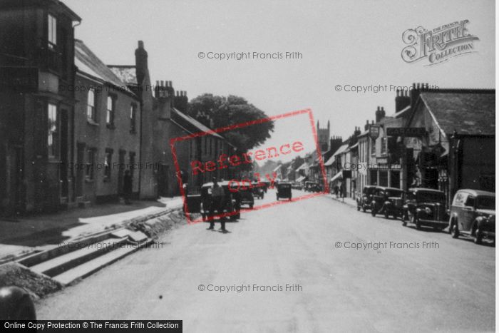 Photo of Honiton, High Street c.1955