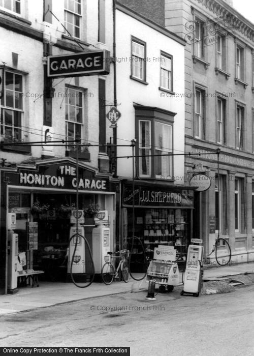 Photo of Honiton, The Honiton Garage, High Street c.1965